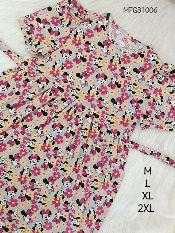 Smurf Finds Maternity Feeding Lounge Wear MFG31006 - Grey, XL