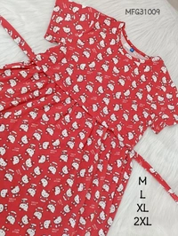 Smurf Finds Maternity Feeding Lounge Wear MFG31009 - Red, L