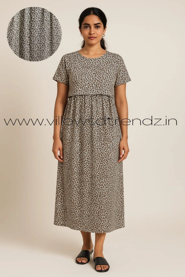 Smurf Finds Maternity Feeding Lounge Wear MFG31010 - Black, L