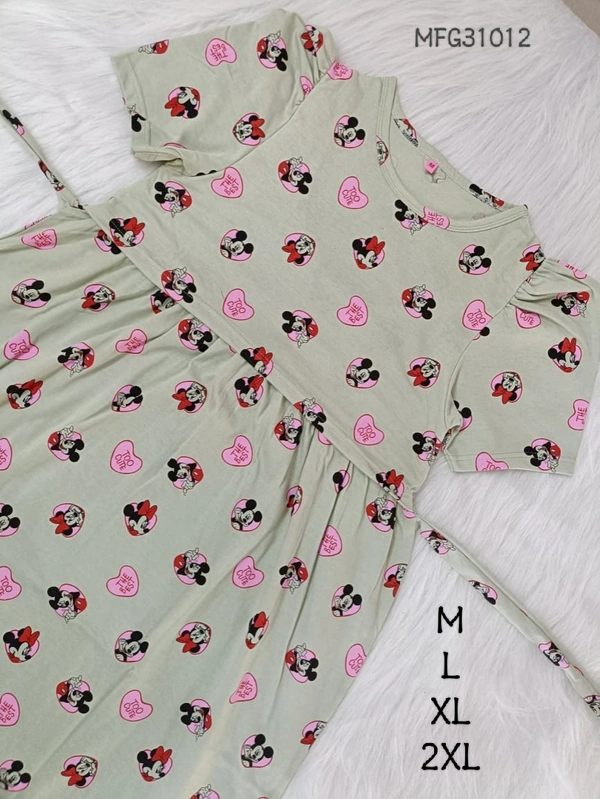 Smurf Finds Maternity Feeding Lounge Wear MFG31012|1 - Light Grey, L