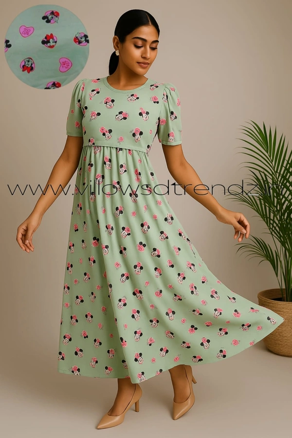 Smurf Finds Maternity Feeding Lounge Wear MFG31012|1 - Light Grey, L