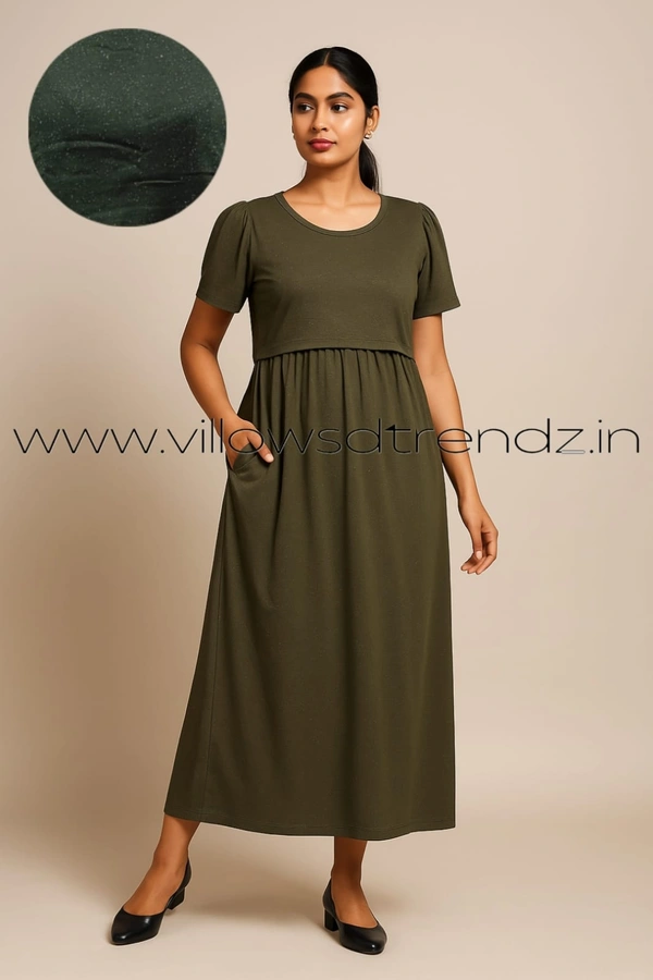 Smurf Finds Maternity Feeding Lounge Wear MFG31016 - Grey, M