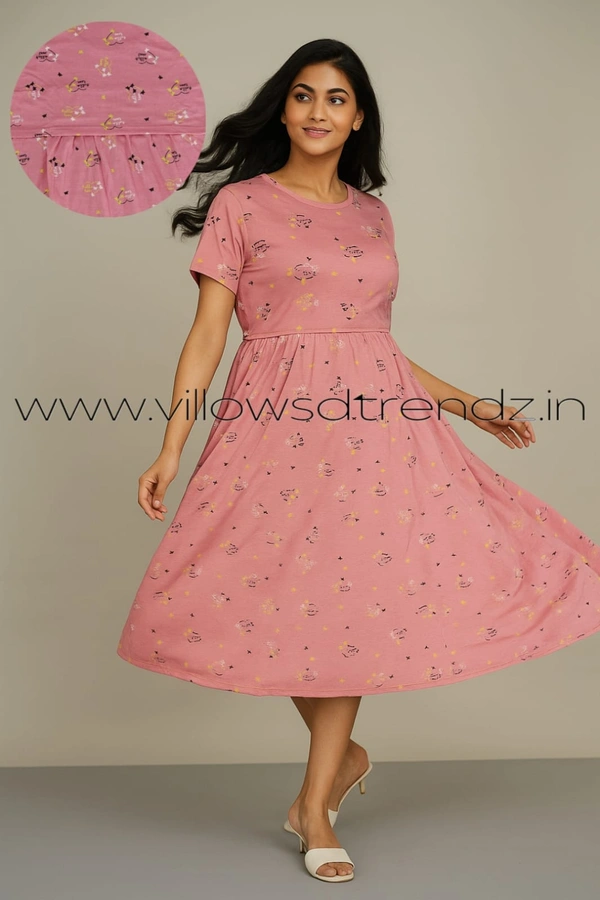 Smurf Finds Maternity Feeding Lounge Wear | Pink | MGF30050 - Pink, M