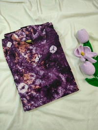 Ruthvi Ethnics Maxi| Frock Nighty| Night Gown| Nighty| Designer Neck Pattern| Back side adjustable Knot| Purple | FN700022 - Purple, Bust: 48.5|Ht: 47.5(4XL)