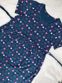 Smurf Finds Maxi Gowns| 52 inches height| with Pocket and Back adjustable knot| Peacock Blue | MG30058 - 2XL, Peacock Blue