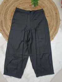 Villows Mid Rise Palazzo| Black|140048| - L, Black