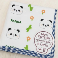 Villows Muslin 4 Layer receving Blanket |Brethable | 4 layer|Pack Contains 1 Blanket|100% Organic Cotton| 100 x 100 cm| White | RB21503 - 100 x 100 cm, White