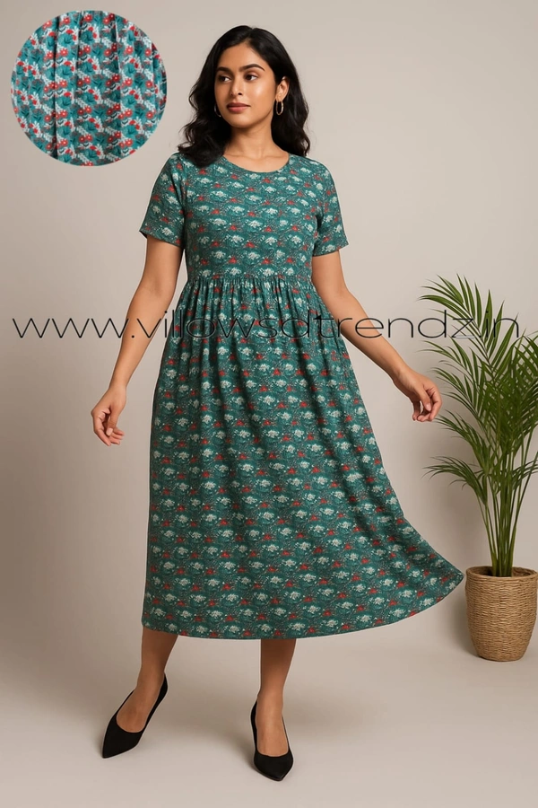 Smurf Finds Non Feeding Maxi Gowns MG1561 - Green, M