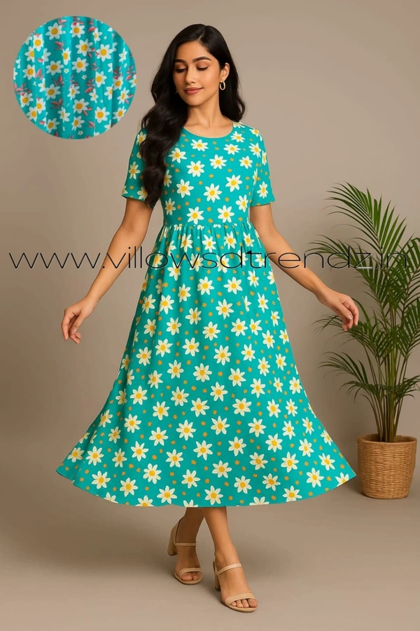 Smurf Finds Non Feeding Maxi Gowns MG1563 - Green, 2XL