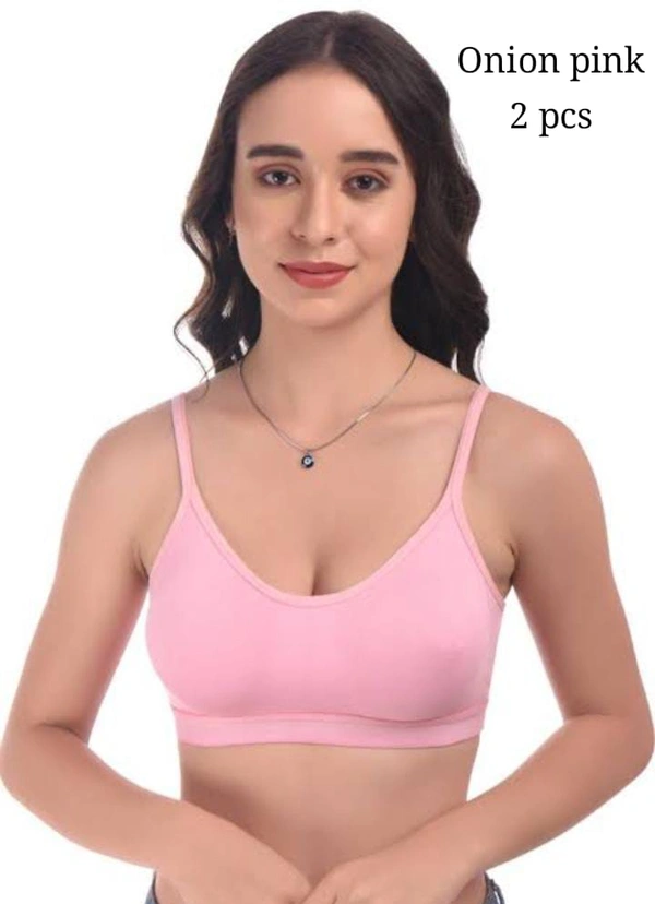 Villows Non Padded Sports Bra 471 - Onion Pink, One Size