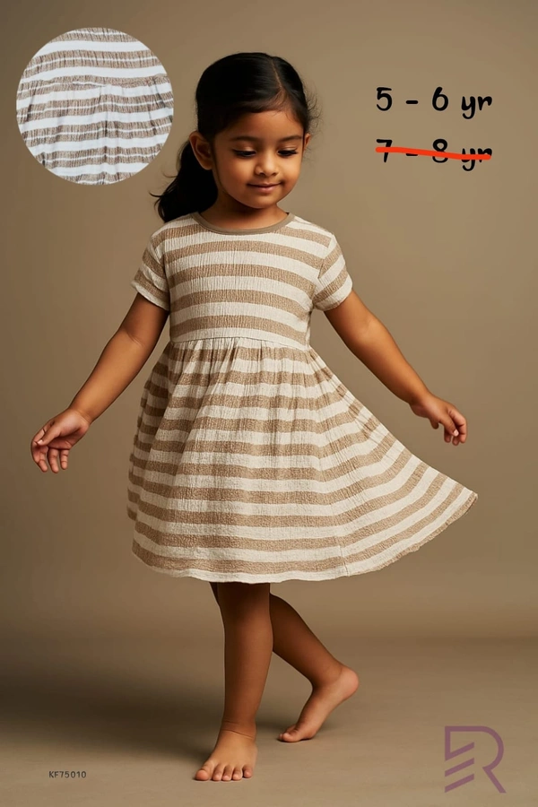 Disney Organic Cotton Crush Frock for Girls KF75010 - Ash, 5 - 6 yr