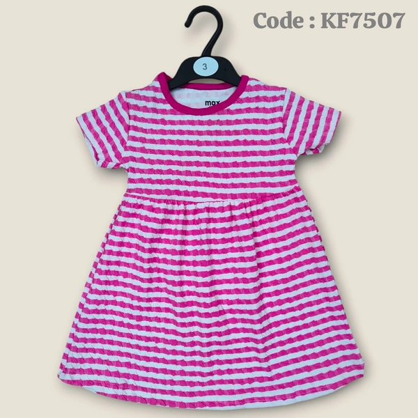 Disney Organic Cotton Crush Frock for Girls KF7507 - Pink, 5 - 6 yr