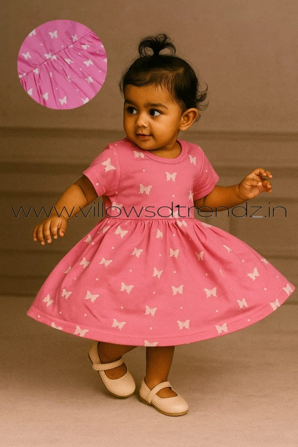 Disney Organic Cotton Frock for Baby| Pink | KM85001 - Pink, 9-12 Month