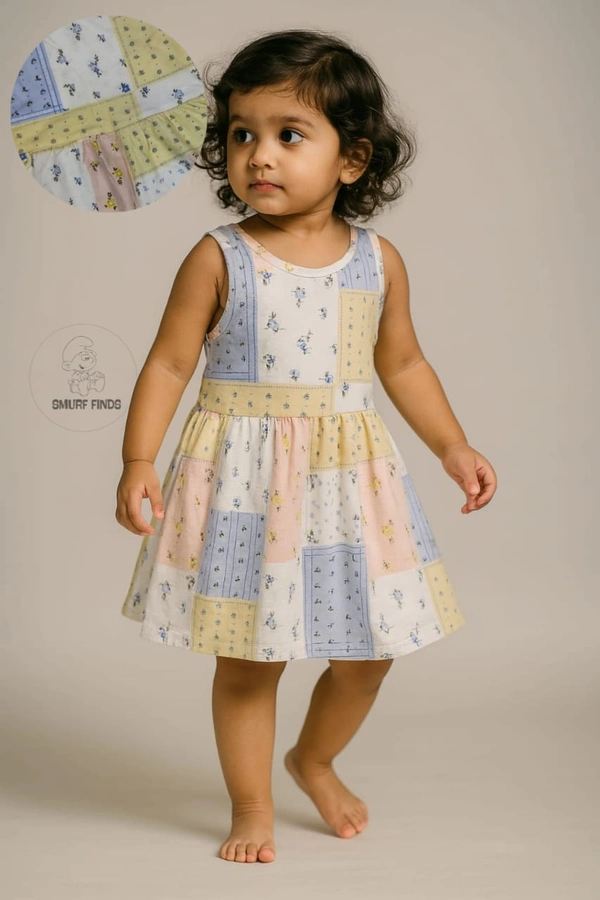 Disney Organic Cotton Frock for Girls SMF11025 - Multi, 2-4 Yr