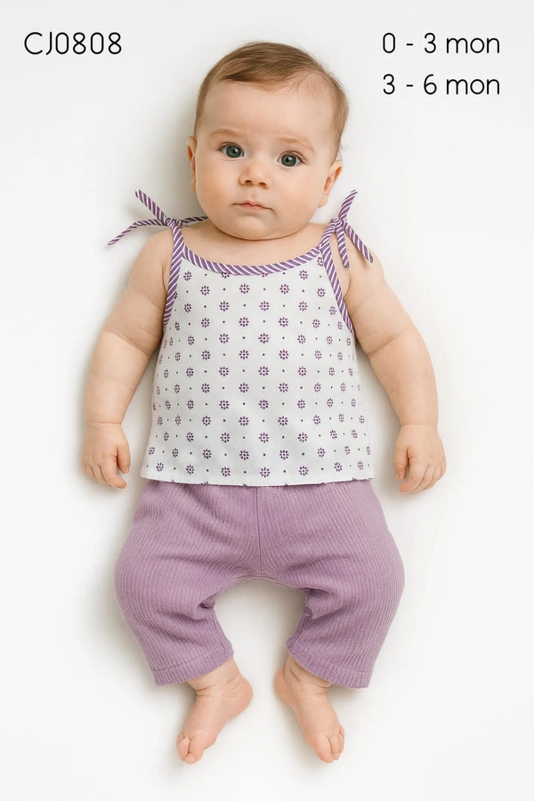 Smurf Finds Organic Cotton Unisex Jhabla's| 100% Cotton| Perferct for New Borns|Safe Prints| Lavender | CJ0808 - 0-3 Month, Lavender