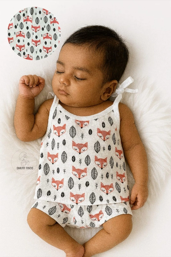 Smurf Finds Organic Cotton Unisex Muslin Jhabla's| 100% Cotton| Perferct for New Borns| White | SMJB5502 - 3-6 Month, White