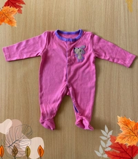 Smurf Finds Organic Cotton Unisex Rompers| 100% Cotton| Perferct for Babies|Safe Prints| Pink |SMLR5803 - 6-9 Month, Pink