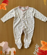 Smurf Finds Organic Cotton Unisex Rompers| 100% Cotton| Perferct for Babies|Safe Prints| White|SMLR5801 - 9-12 Month, White