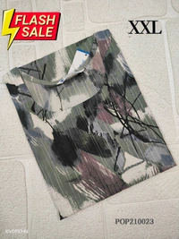 Twill Blue Popcorn Kurti POP210023 - Ash With Grey, 2XL