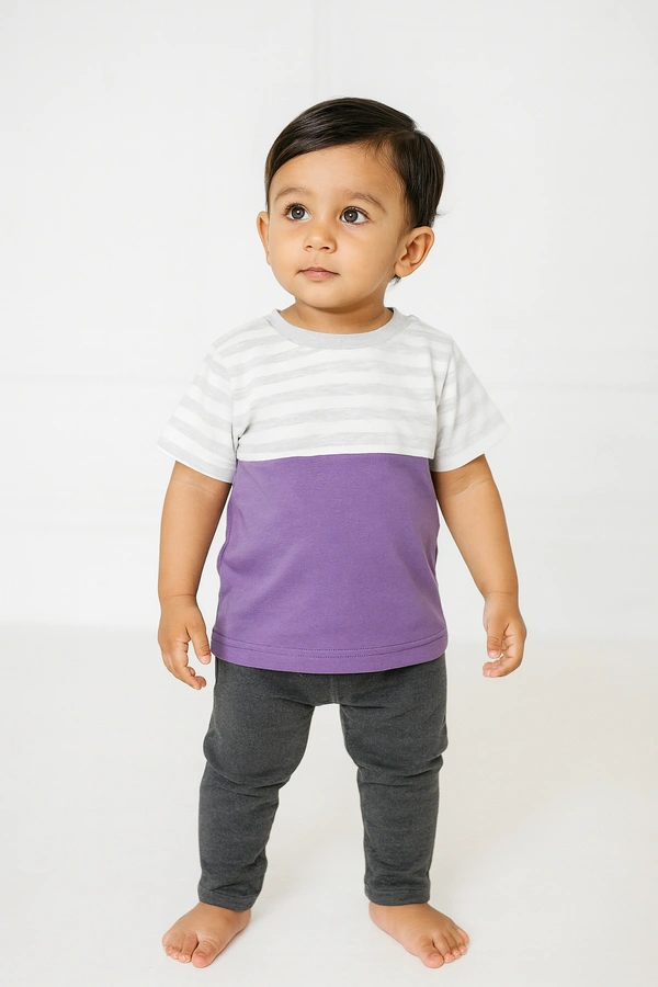 Smurf Finds Premium Cotton Printed Organic Cotton Unisex TShirt| 100% Cotton | Purple | T65026 - 10 Year, Purple, 1