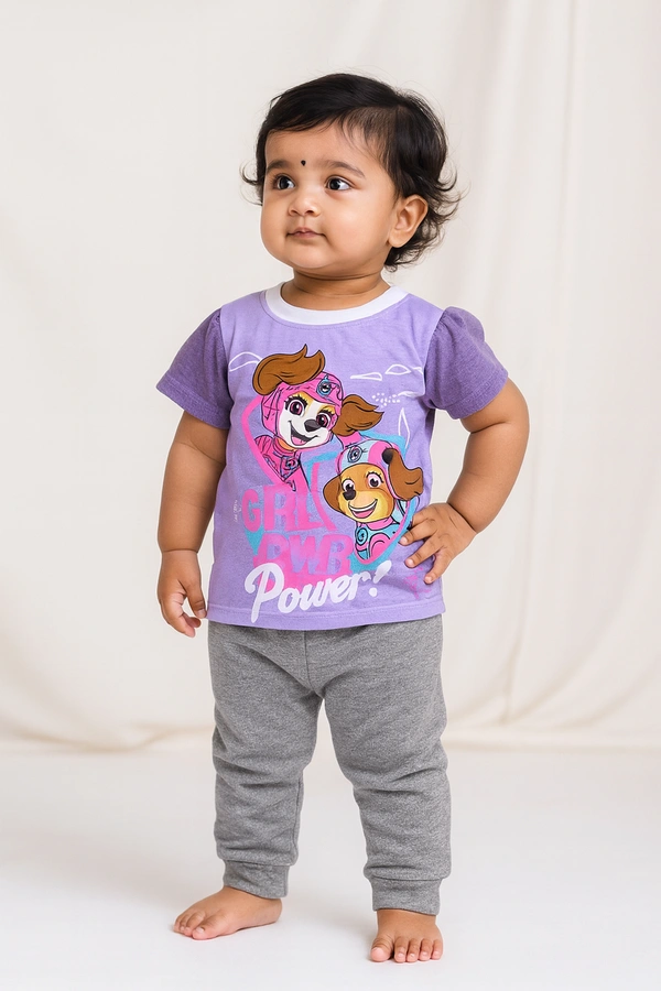 Smurf Finds Premium Cotton Printed Organic Cotton Unisex TShirt| 100% Cotton| Purple | T65018 - 4 Year, Purple, 1