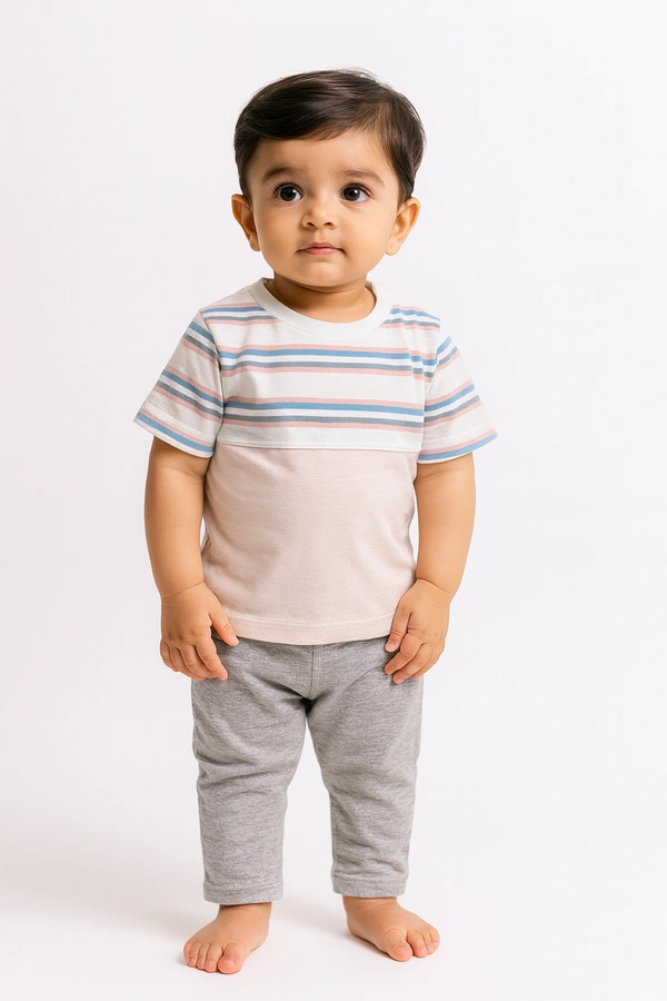 Smurf Finds Premium Cotton Printed Organic Cotton Unisex TShirt| 100% Cotton| Light Pink | T65014 - 6 year, Light Pink, 1