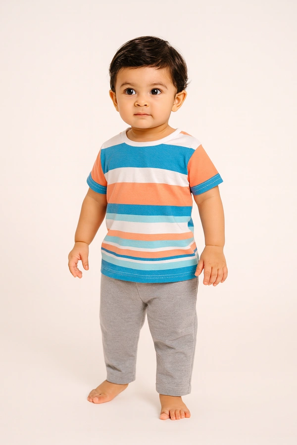 Smurf Finds Premium Cotton Printed Organic Cotton Unisex TShirt| 100% Cotton| Multi Colour | T65011 - 8 Year, Multi Colour, 1