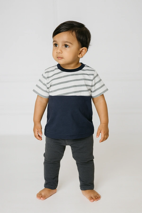 Smurf Finds Premium Cotton Printed Organic Cotton Unisex TShirt| 100% Cotton| Blue | T65027 - 6 year, Blue, 1