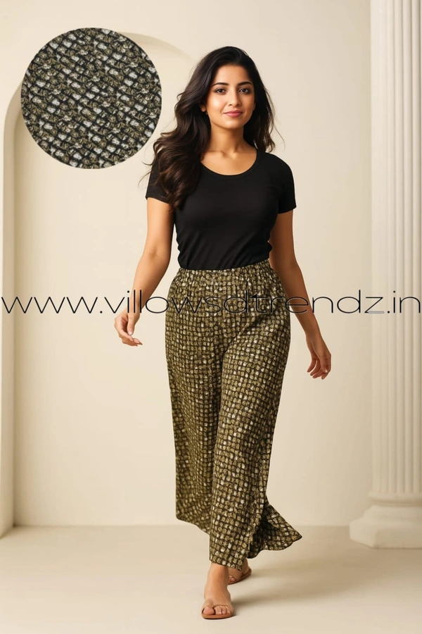 Smurf Finds Pyjama Full Pant | Cotton | Mehandi Green| PY9056 - M, Mehandi Green