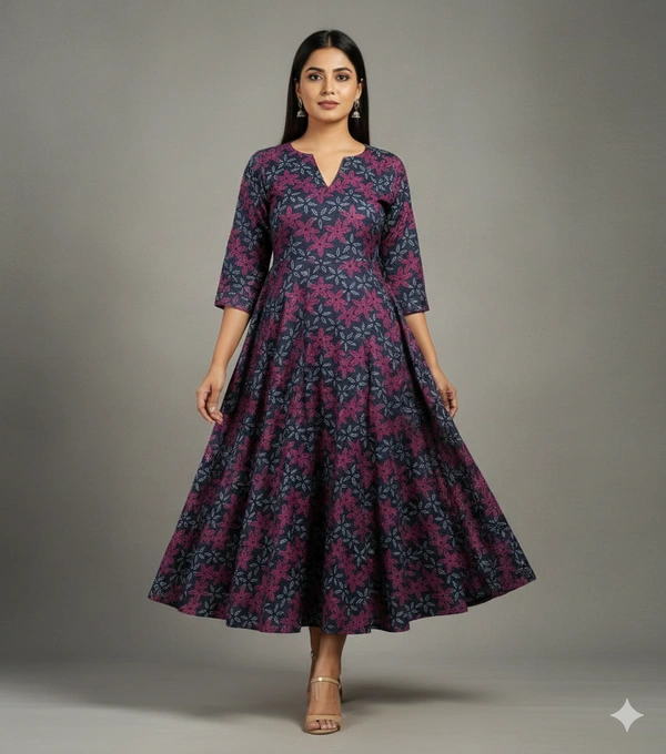 Twill Blue Raw Silk Gowns | blue | RSU46003 - Blue, L