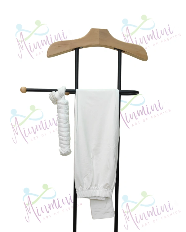 Villows Shimmer Leggings Chudithar Fit Leggings| Full Length| White | 19501 - L, White, Only Leggings