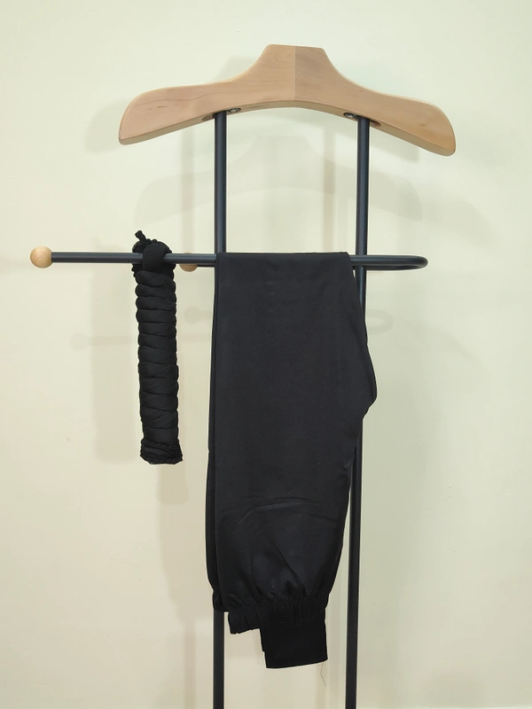 Villows Shimmer Leggings Chudithar Fit Leggings| Full Length| Black | 19506 - 3XL, Black, Only Leggings