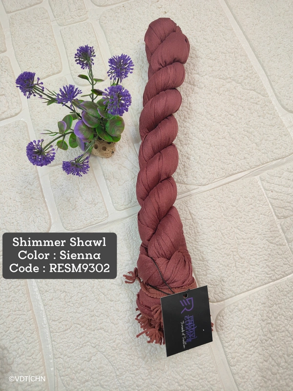 Ruthvi Ethnics Shimmer Shiny Shawl RESM9302 - FS, Seinna