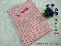 Livaasa Side Cut Liva Kurti LI17501 - Pink, L