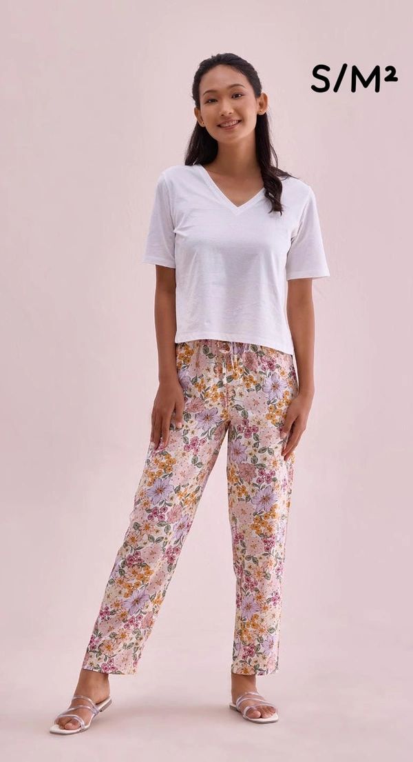 Go Colors Women's Lounge Pant | Multi Colour | LP19001 - Multi Colour, S