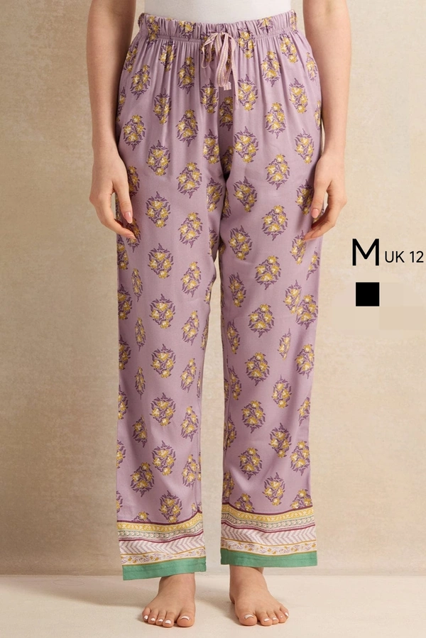Red Tag Womens Pyjama Bottom |Lt.purple | RT15003 - Lt.purple, M