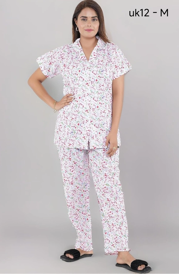 Red Tag Womens Pyjama Bottom |White | RT15001 - White, M