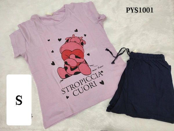 Ruthvi Ethnics Women's Pyjama Set PYS22017 - M, Ash