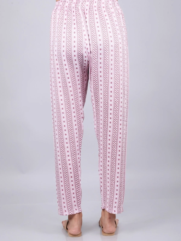 Opulent Oasis Purple Kurti & Pants - M