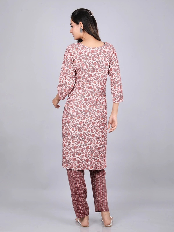 Graceful Glamour Brown Kurti & Pants - 4XL