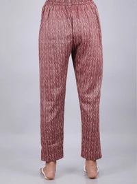 Graceful Glamour Brown Kurti & Pants - 4XL