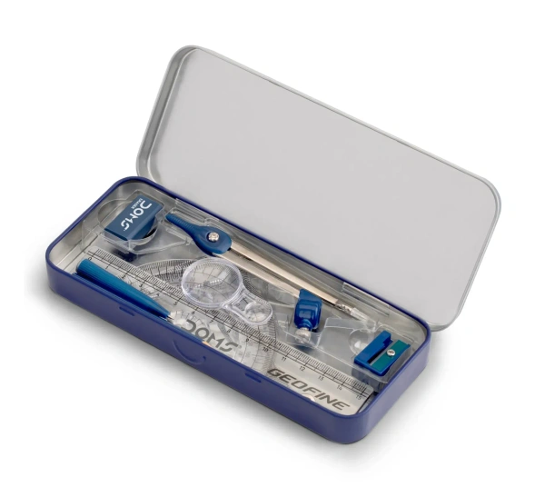 Doms Geofine Mathematical Drawing Instruments Box & Geometry Box Pack of 1
