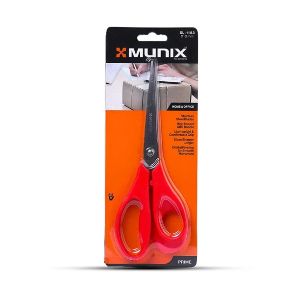 Kangaro Munix Scissors SL1183 / 210mm - 1 Piece, 8.2 inch, Red