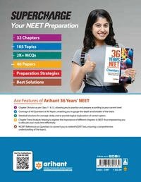 Arihant 36 Years' NEET Chemistry Chapterwise - Topicwise Solved Papers (2023-1988)