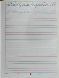 Kamal Learn to Write Cursive Writing Part 7