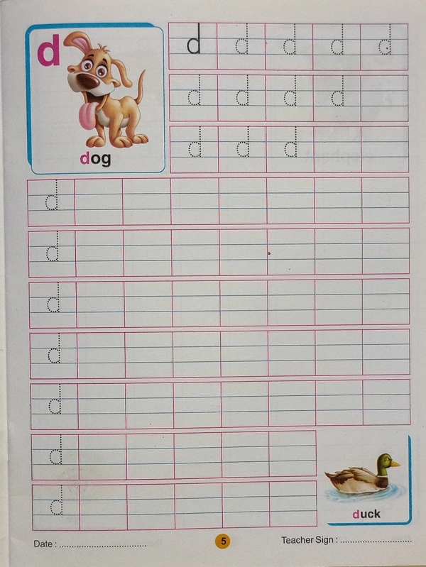 Kamal Learn to Write alphabet abc small letters