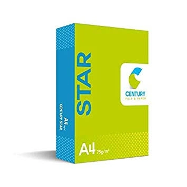 Century Star A4 Paper & Copier Paper 75 gsm 500 Sheets