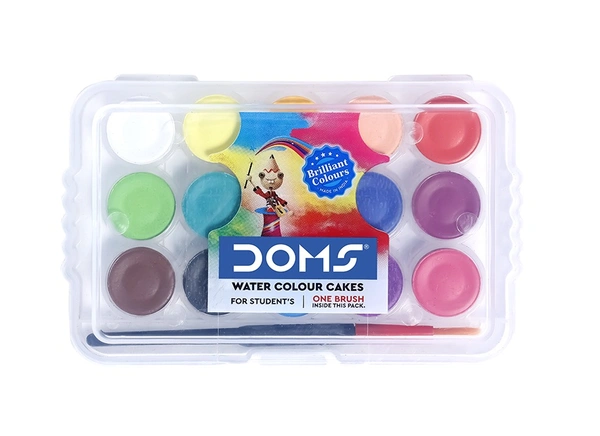 Doms Water Colour Cakes 15 Shades