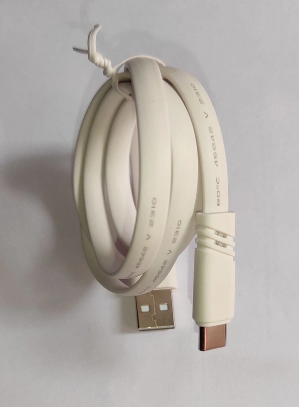 ERD Flat USB C Data Cable 1 Meter Cable Upto 35W