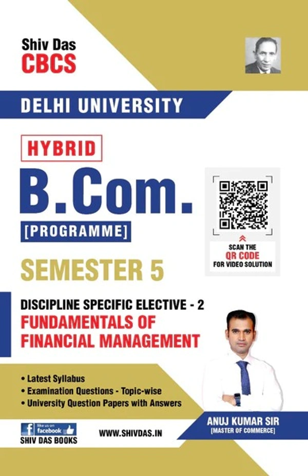 Shiv Das B.Com. Programme Semester 5 Fundamentals of Financial Management